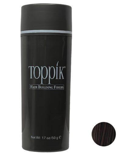 پودر پرپشت‌کننده مو ۵۰ گرمی رنگ قهوه‌ای تیره - برند تاپیک | ساخت آمریکا | عرضه انحصاری توسط شرکت فریتو